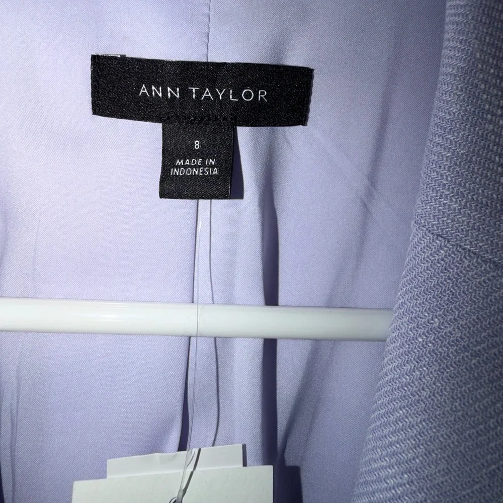 Ann Taylor Lavender Jacket - New with Tags - Size 8 - Picture 3 of 4